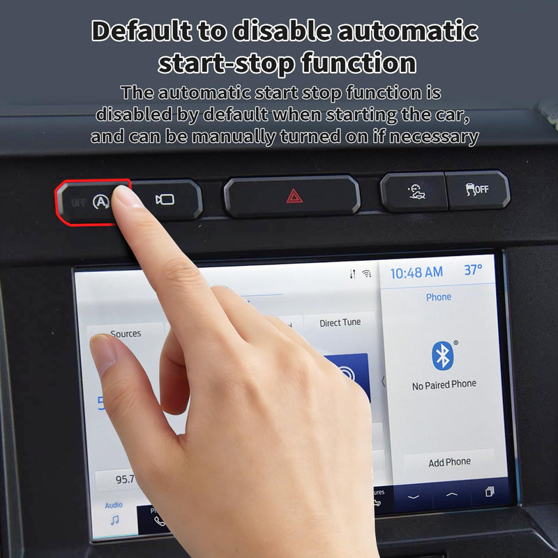 Auto Start Stop Eliminator for Ford F150 2015 2016 2017 2018 2019 2020 Turn Off Idle Engine Stop Start System Disabler Easy Install OBD Connect Plug Play Accessories 2015-2020 F150