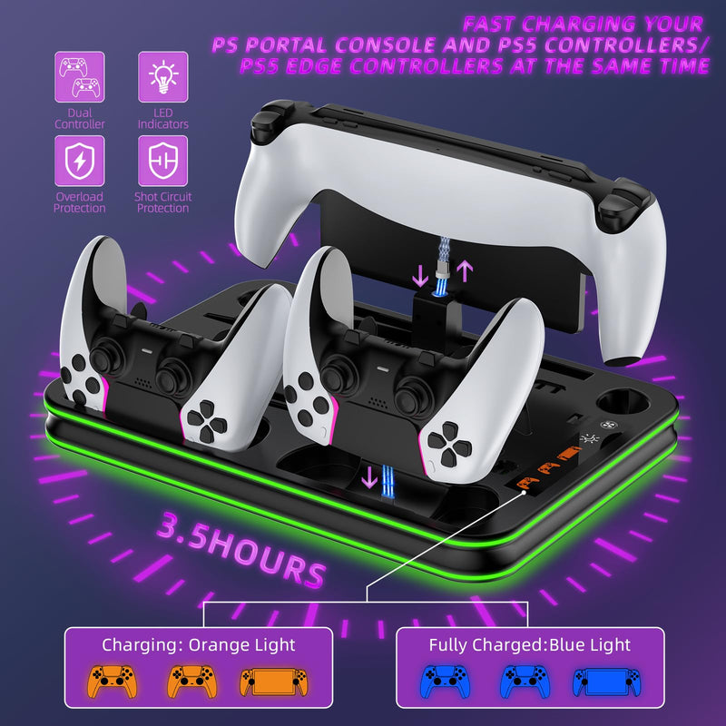 PS5 Pro / PS5 Slim/Stand and Cooling Station Cooling Fans for PS5/ Pro/Slim/,