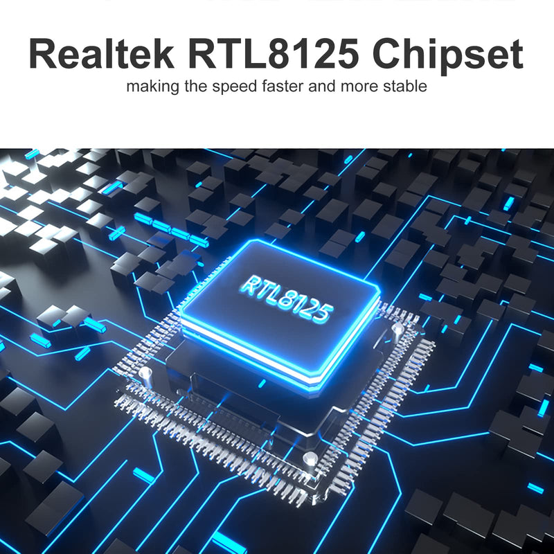 M.2 A+E Key 2.5G Gigabit Ethernet Network Card, Realtek with RTL8125BG Chip | 18-cm Cable Length, 10/100/1000/2500Mbps Single RJ-45 Port, Support Windows/Windows Server/RHEL/CentOS/Debian 2) 2.5G-RTL8125-1T(M.2 A+E Key) PCI Express