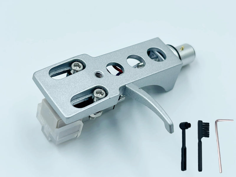 Silver Headshell with AT-3600L Cartridge and Stylus for SL D1,SL D1K,SL D2,SL D202,SL D205,SL D2K,SL D3, SL D303, SL D33, SL D3K, SL D5, HDCN-15 Turntable Cartridge.