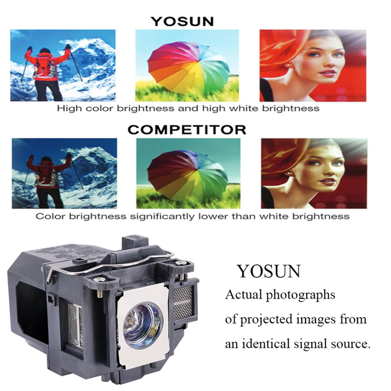 YOSUN V13h010l57 Projector Lamp for Epson Brightlink 450wi 455wi Powerlite 450w 450wi 460 Elplp57 Projector Replacement Lamp Bulb