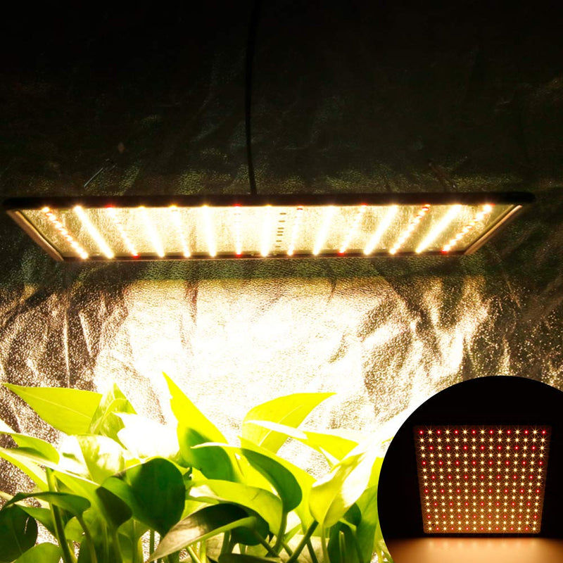 OROMYO Plant Lamp LED Full Spectrum 225 LEDs 1000 W Plant Lamp Cultivation with 4 Hooks Plant Light Hanging LED Grow Light for Greenhouse Plants, Vegetables, Flowers (White + Red) White + Red