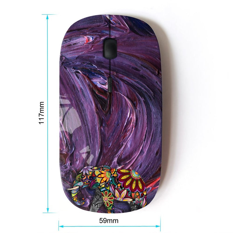 KOOLmouse [ Optical 2.4G Wireless Computer Mouse ] [ Indian Elephant Plum ]