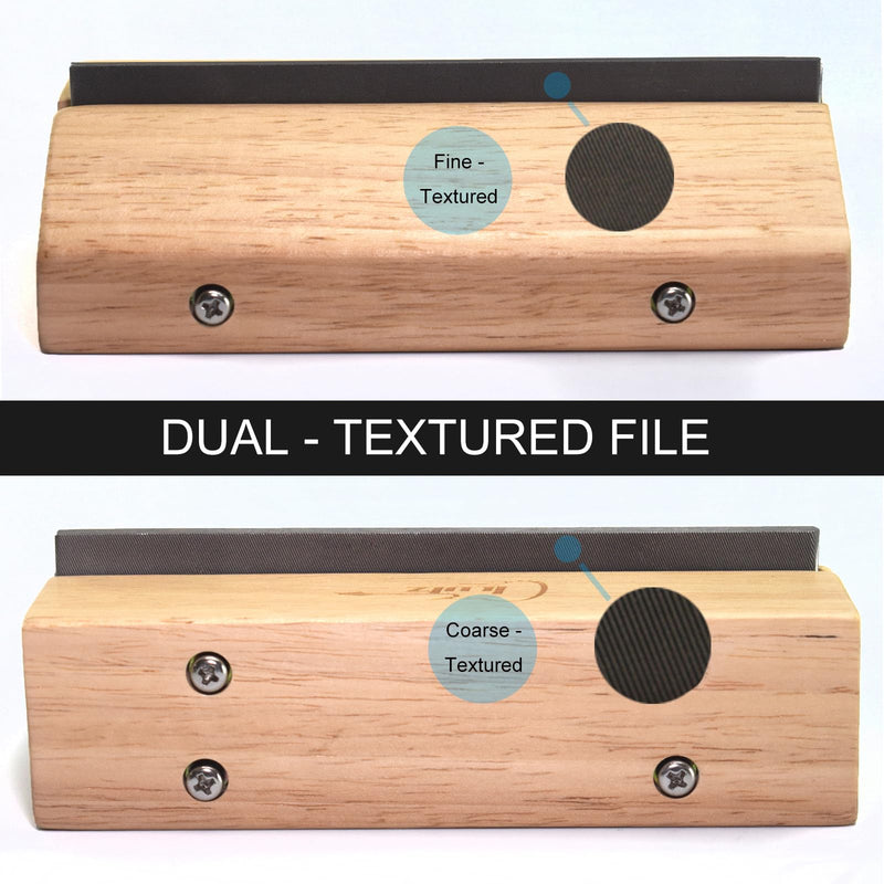 Fret End Beveling File Set for Guitar and Bass - 3/23/35/90 Degree Fret End Dressing File 4 in 1 Fret Crowning End Bevel File Precision Luthier Tools by iLuiz 90/3/23/35