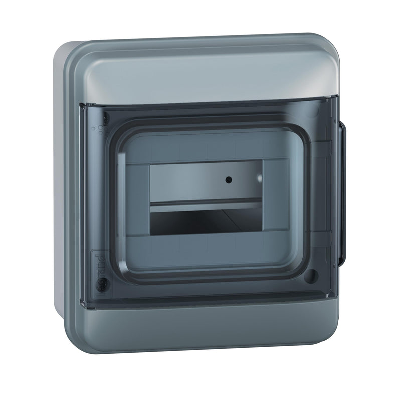 LEGRAND, Plexo S 601886 Wet Room Distributor, Surface-Mounted Distributor, Protection Class: IP65-IK07, 1-Row, 6 Modules, Dimensions: 200 x 177 x 106 (H x W x D) with Neutral Conductor and Protective
