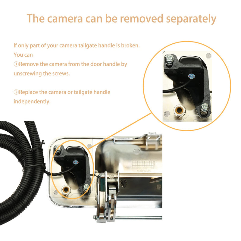 Back up Camera, Fit for 2005-2014 Ford F150, 2008-2016 F250 F350 F450 F550 | 2007-2010 Explorer, 170° Viewing Angle, Rear View Camera, Backup Camera Kit, Back Up Reverse Camera Black