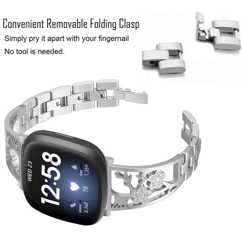 Bracelet Bands for Fitbit Versa 4/Versa 3/Sense 2/Sense