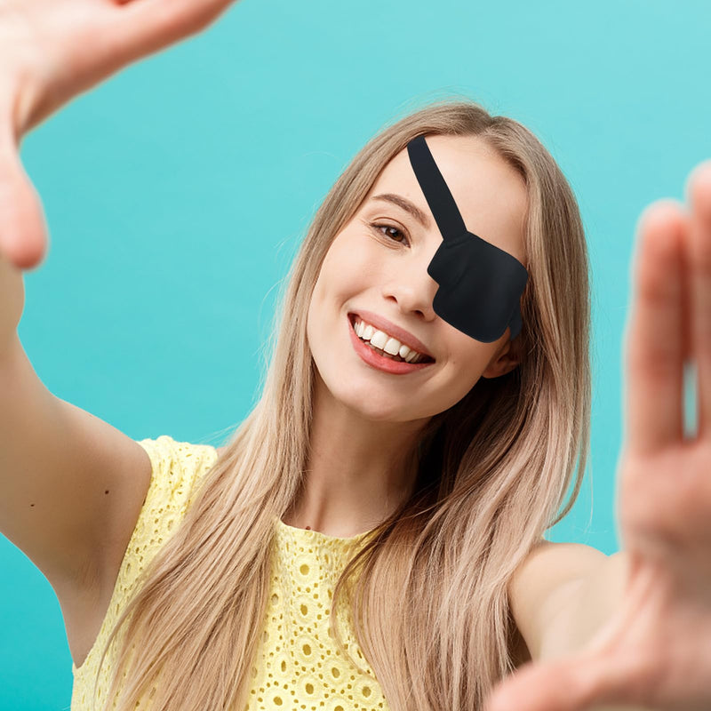 Eye Patch, 2PCS Medical Eye Patches for Adults Kids, 3D Amblyopia Lazy Eye Patches for Left and Right Eye (left + right) left + right
