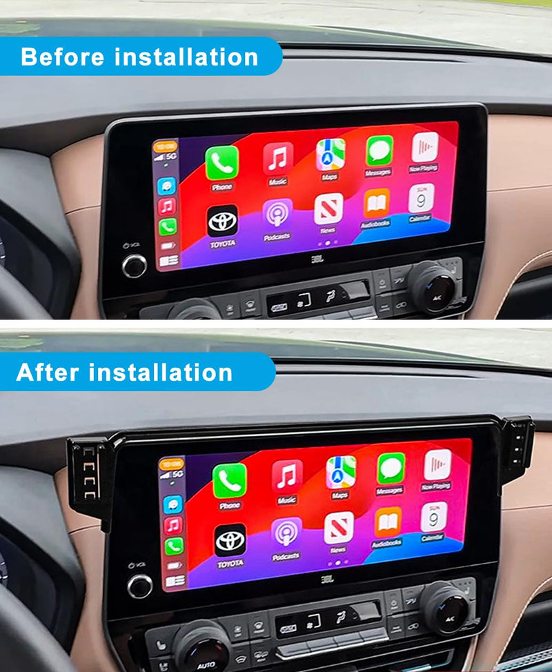 Car Phone Holder for 2026 Toyota Grand Highlander Accessories 2024 2025 Dash Mount Cell Phone Mount for Most Smartphones Auto Interior Accessories Hands-Free 360 Degree Rotation For Toyota Grand Highlander 2024-2026