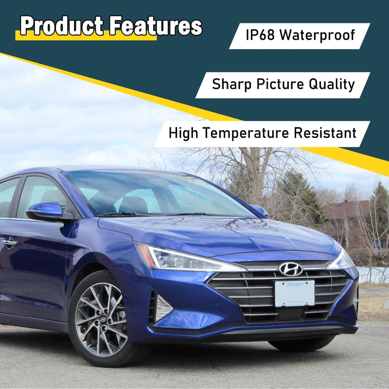 Rear View Backup Camera Reverse Parking Assist Camera | Compatible with Hyundai Elantra 2019 2020, Replaces # 99240-F2000, 99240F2000, 99240 F2000