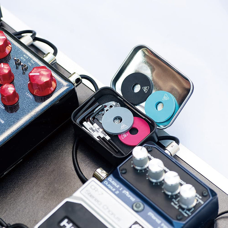 guitar strap locks premium strap blocks-Blue and Red Blue and Red