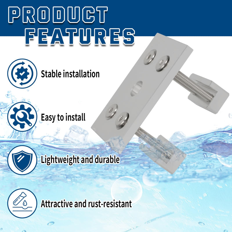 [AUSTRALIA] - Stake Pocket Antenna Mount Bracket for CB HAM Radio - Fits for Ford F-Series Chevy Silverado Ram 1500/2500/3500 Toyota Tundra & Breedlove Mounts 