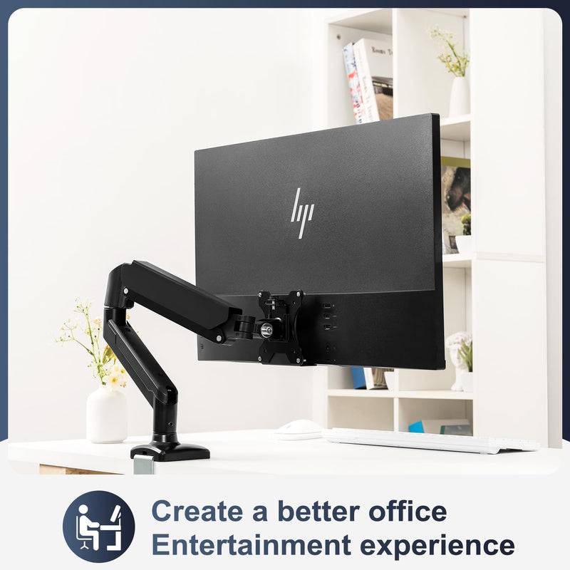 Monitor Arm/Mount VESA Bracket Adapter Compatible with hp Envy 27s VESA 100 * 100mm 75 * 75mm black