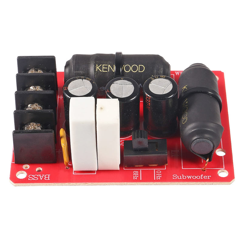 200W Pure Bass Subwoofer Crossover Second-Order Crossover Frequency Distributor Divider 2 Way Speaker Audio Crossover Filter (1pcs) 1pcs
