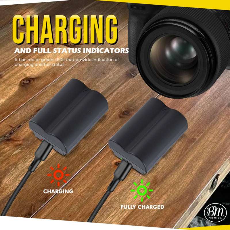 [AUSTRALIA] - BM Premium NP-W235 Battery with Built-in Charging Port Compatible with Fujifilm X-S20, X-T4, X-T5, X-H2S, GFX 50S II, GFX 100RF, GFX 100S, GFX 100S II, GFX100 II Cameras, VG-XT4 Vertical Battery Grip 