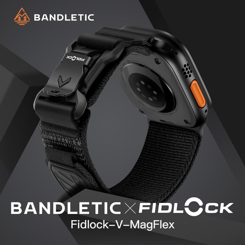 Bandletic Fidlock Magnetic Nylon Bands Compatible with Apple Watch
