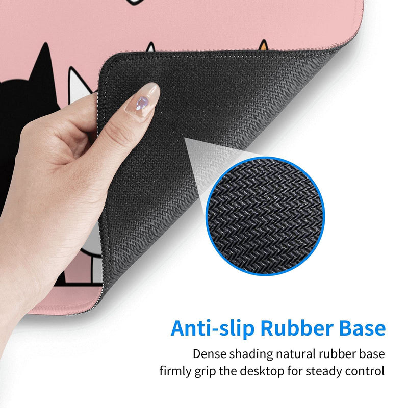 Pink Cute Kittens Cat Gaming Mouse Pad Large XL Girls Kawaii Desk Mat Long Extended Pads Big Mousepad for Home Office Decor Accessories 1