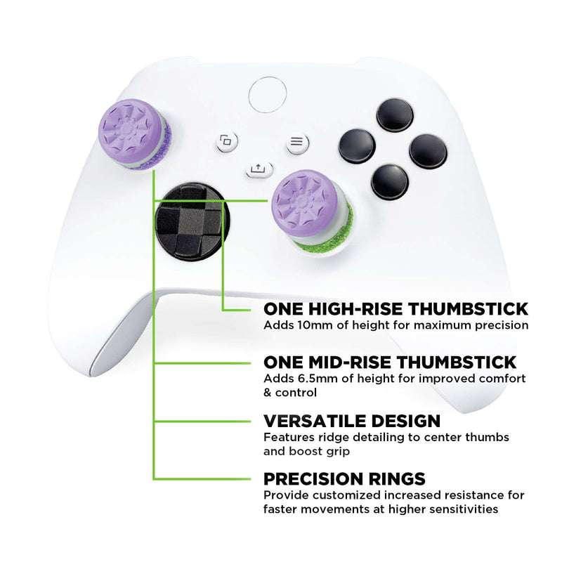 KontrolFreek Aim Boost Kit for Xbox One and Xbox Series X Controller | Includes Performance Thumbsticks and Precision Rings | Galaxy Edition