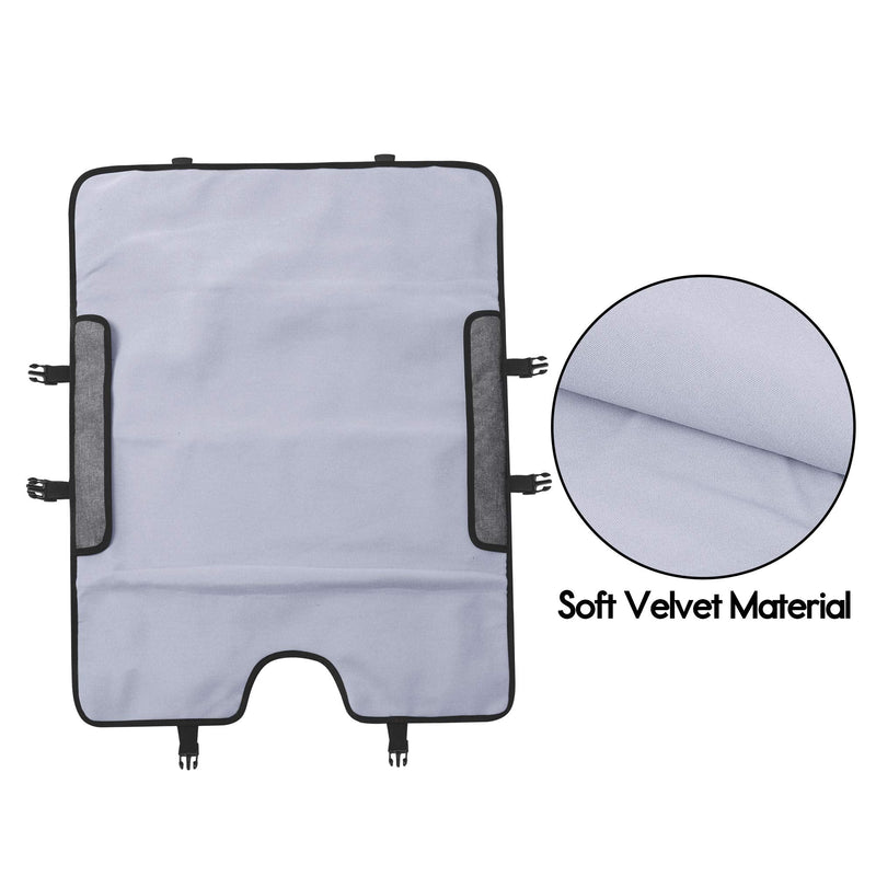CURMIO Computer Monitor Carrying Case for 24 Inch Monitor, Computer Screen Dust Cover with Rubber Handle and Pockets, Gray (Patented Design)