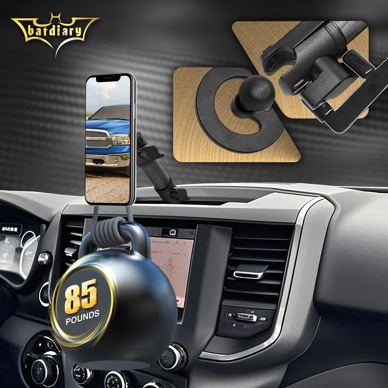 Ram 1500 Magnetic Phone Mount Compatible with 2013-2018 Dodge Ram 1500 2500 & 2019+ Ra m 1500 Classic Accessories Metal Cell Phone Holder Dash Platform Mount(No-Drill Installation) 8.4 Inch Screen