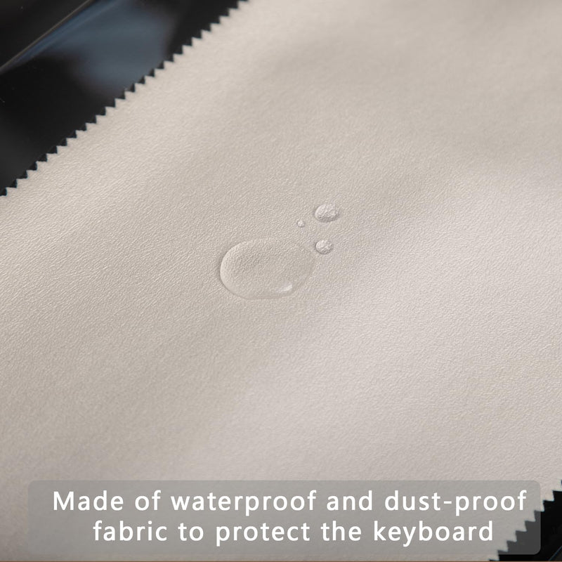 [AUSTRALIA] - Keyboard Piano Cover, Digital Piano Dust Cover, Light Luxury Soft and Premium Surface, Thickening Electronic Organ Covering Keyboard Update Encasement (White) White 