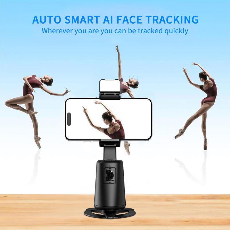 Auto Face Tracking Tripod 360° Rotation, 67" Tripod for iPhone Selfie Stick,Phone Tripod Stand Holder with Remote Gesture Control,No App, for Live Video Tiktok Live Vlog Streaming Video LY-US-A200+55S