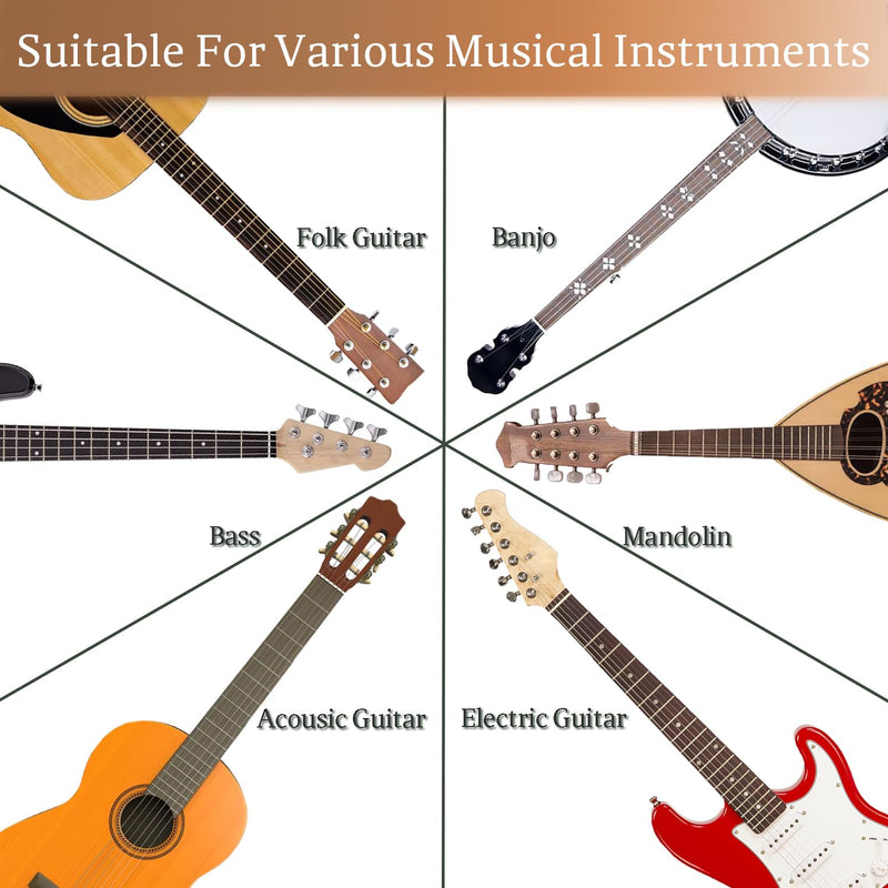 Guitar Wall Mount, Auto Lock Black Walnut Wood Guitar Hanger, Guitar Wall Hangers, Guitar Holder Hook Wall Stand for Classical, Acoustic, Electric Guitar, Bass, Gift for Guitar Player Balck Walnut Wood