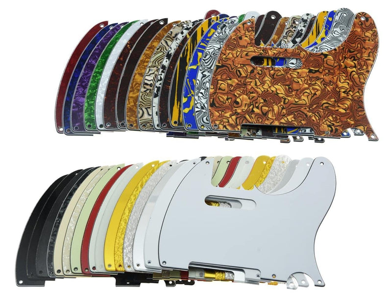 [AUSTRALIA] - KAISH American Vintage 5 Hole Tele Pickguard TL Guitar Pick Guard Scratch Plate for Tele/Telecaster Vintage Tortoise 