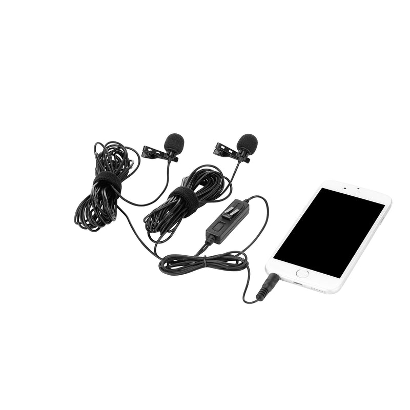 [AUSTRALIA] - Saramonic Lavmicro 2M Dual Lavalier Mics (LAVMICRO2M) 2x Lavalier 