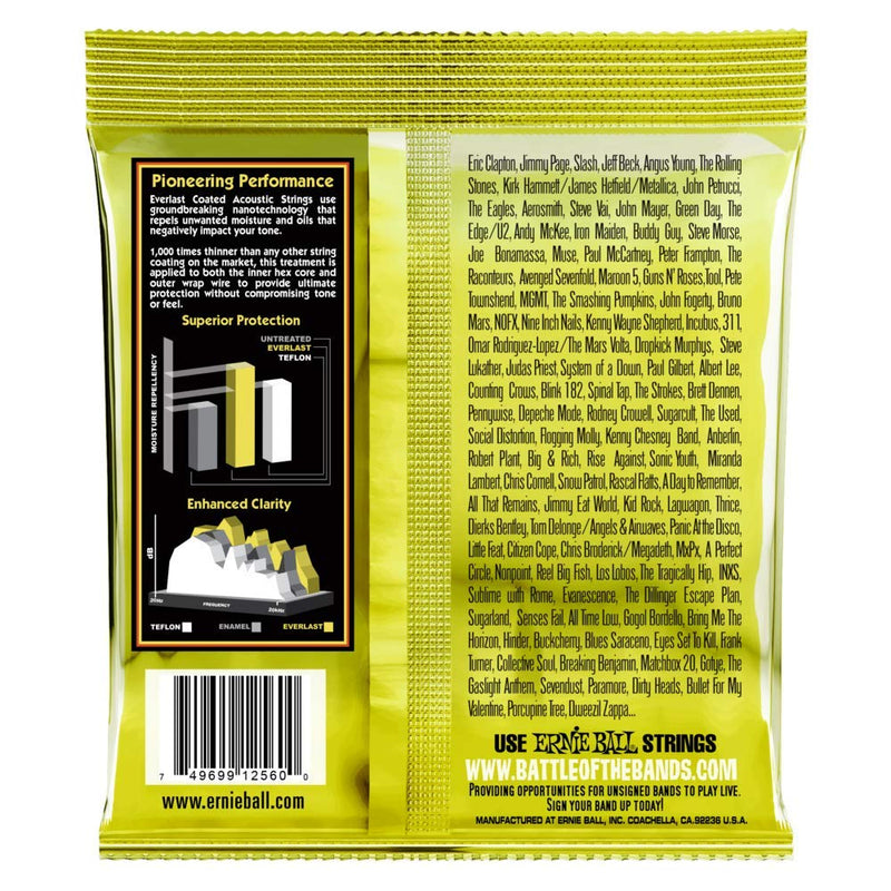 Ernie Ball Everlast Extra Light 80/20 Bronze Acoustic Guitar Strings, 10-50 Gauge (P02560) (Pack of 2) Extra Light (Pack of 2) 80/20 Bronze Extra Light (10-50)