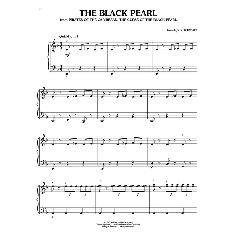 Pirates of the Caribbean: Easy Piano Solo Collection