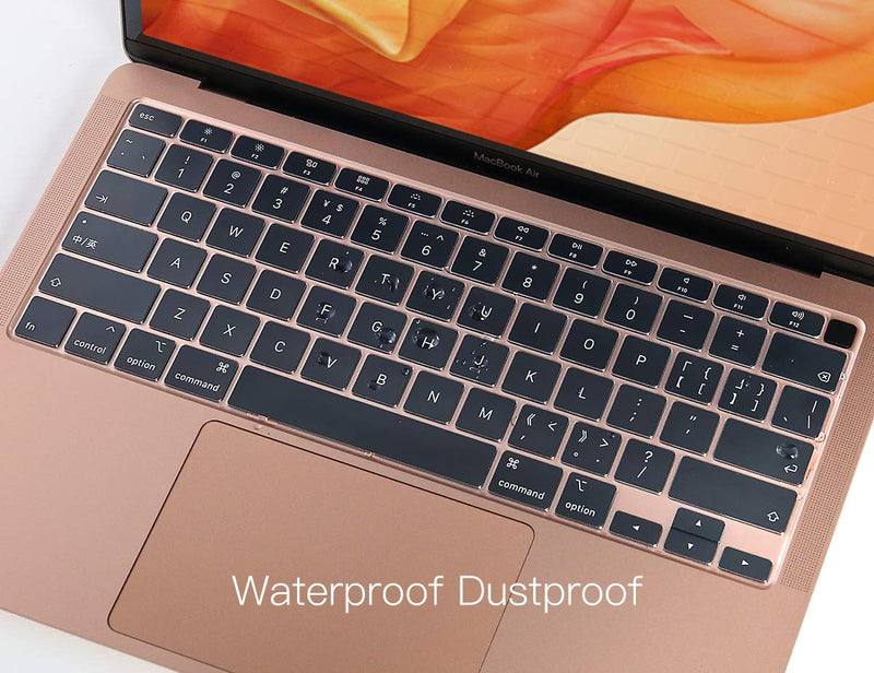 CaseBuy Premium Ultra Thin Keyboard Cover for Newest MacBook Air 13 inch 2020 Release Model A2179 A2337 M1 Chip, MacBook Air 13 inch Accessories, 13" MacBook Air Soft-Touch TPU Protective Skin