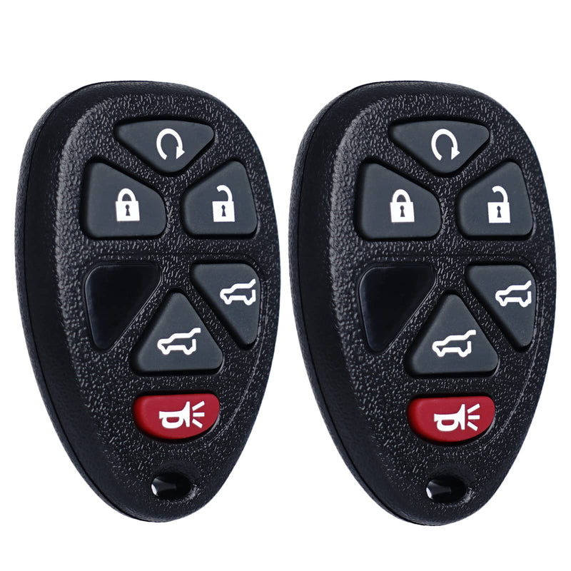 Key Fob Remote Replacement Fits for Chevy Tahoe Suburban GMC Yukon/Yukon XL 1500 2500 Cadillac Escalade ESV/EXT 2007 2008 2009 2010 2011 2012 2013 2014 Keyless Entry Remote Start Control 22951510