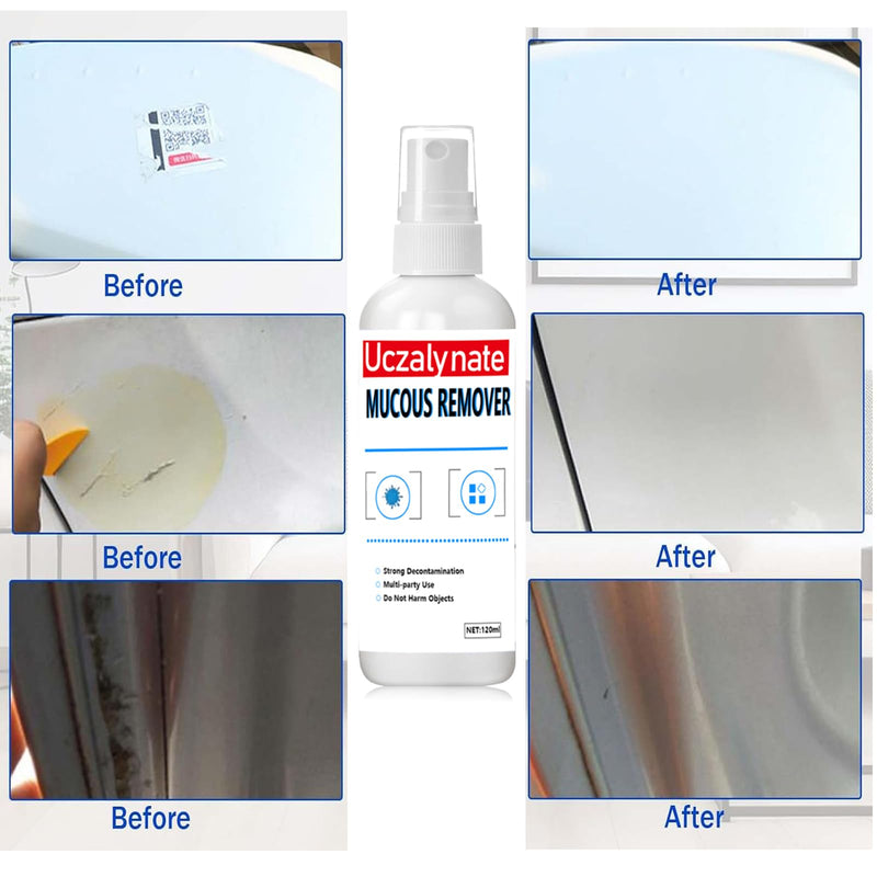 Adhesive Remover, Label Remover, Superglue Remover, Quickly Removes Stubborn Labels, Label Remover, Adhesive Residues and Stickers from All Smooth Surfaces, 120 ml, 2 Pieces