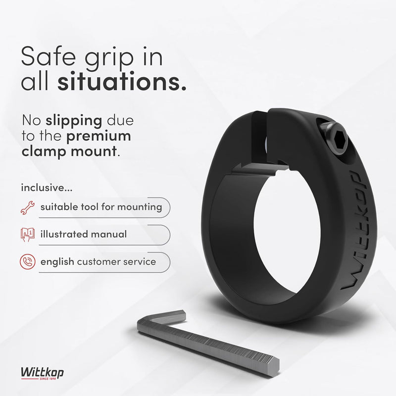 [AUSTRALIA] - Wittkop Bike Grips With Innovative 3-Zone Design Made in Germany - Ergonomic Non-Slip Comfort and EFC Zones for Optimized Grip & Comfort - Handlebar 