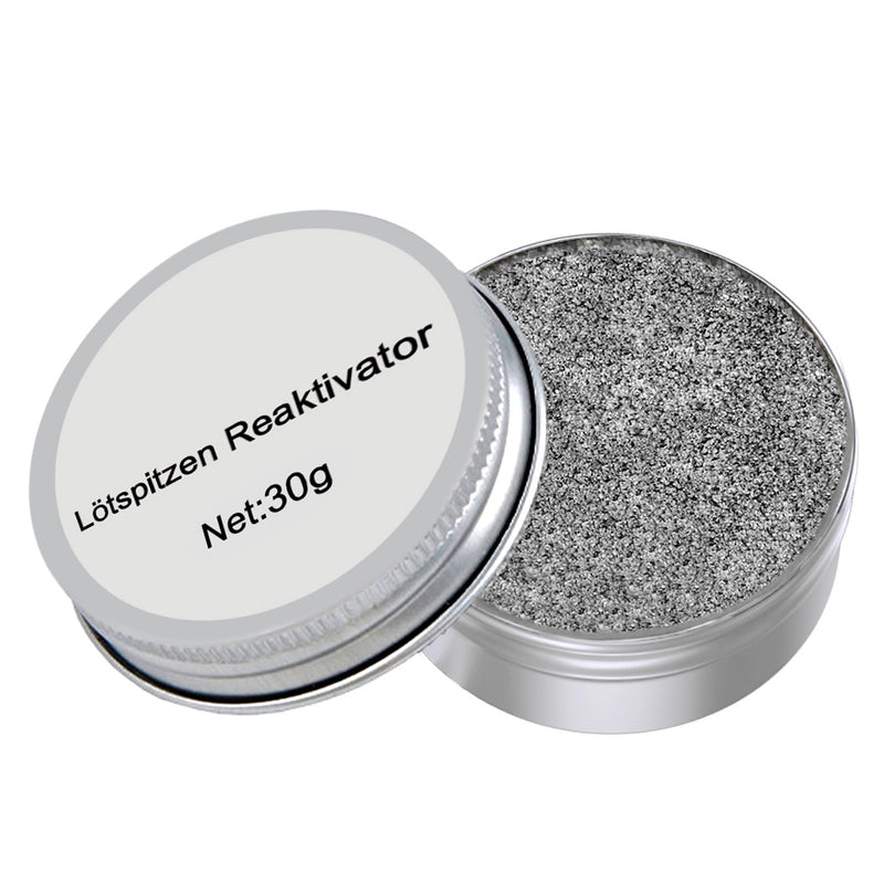 30 g Soldering Tip Cleaner, Soldering Tip Reactivator, Lead-Free Can, Gently Removes Strong Oxide Layers with Minimal Smoke Development