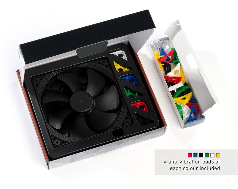 Noctua NF-A14 PWM chromax.Black.swap, Premium Quiet Fan, 4-Pin (140mm, Black) pack of 1