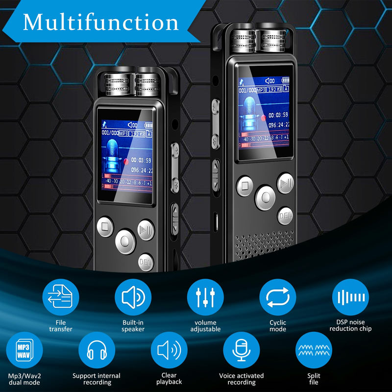 5 Pcs Ghost Hunting Kit includes Digital Voice Recorders with 4 LED Cat Balls Motion Activated Cat Ball Toy Voice Activated Recorder with Playback for Pet Cat Dog Animals (8 GB,Chic Style)