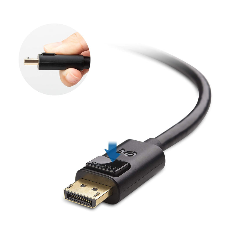 Cable Matters HDMI to DisplayPort Adapter with 4K Video Resolution Support & DisplayPort Cable (DP to DP Cable) 6 Feet