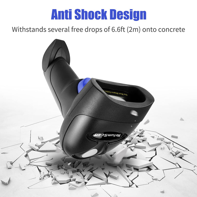 Handheld USB QR Barcode Scanner Reader for Computers, NetumScan Handheld Wired Automatic 1D 2D Image Bar Code Scanners for Mobile Payment, Store, Supermarket, Warehouse NSL5