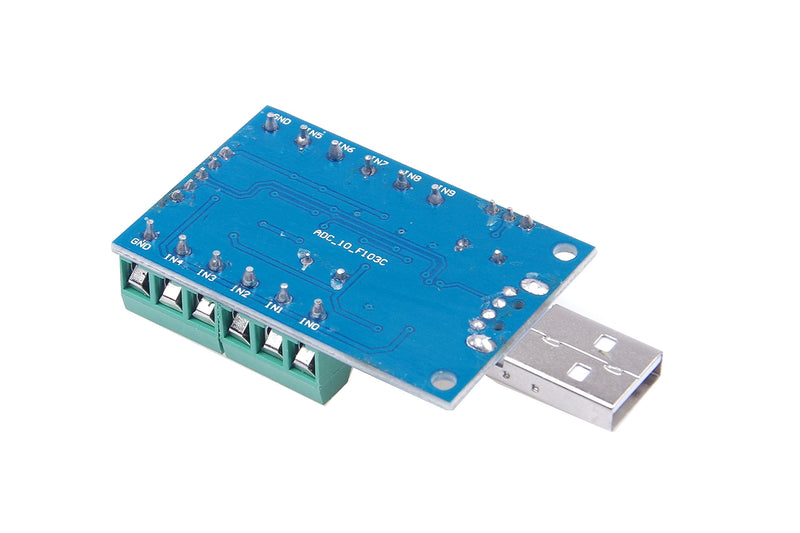 NOYITO USB 10-Channel 12-Bit AD Data Acquisition Module STM32 UART Communication USB to Serial Chip CH340 ADC Module