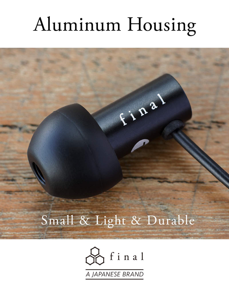 Final Canal Type Earphone E2000 FI-E2DALã€Japan Domestic Genuine productsã€‘ Black