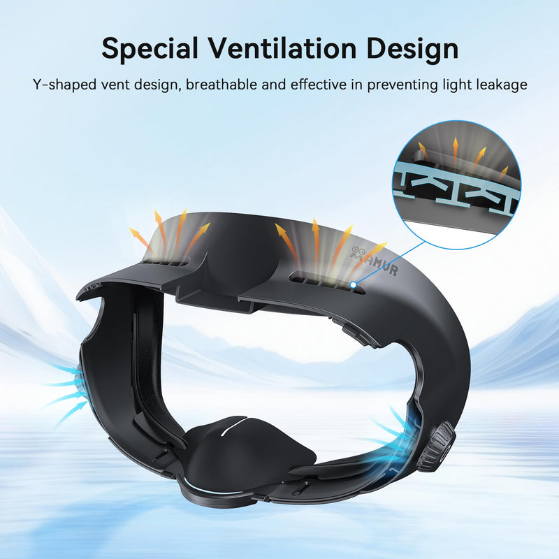 AMVR Golf Club Attachment and Upgraded Comfort Face Pad Compatible with Meta/Oculus Quest 3 Accessories