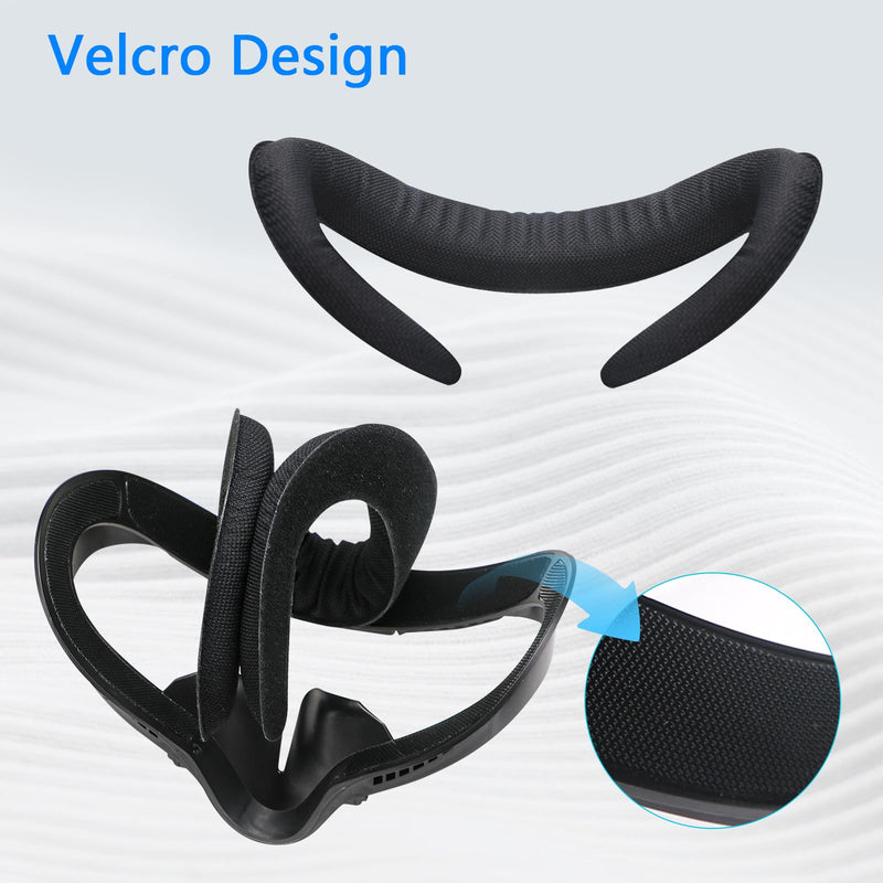 Compatible with Oculus Quest 2 Face Bracket Replacement,VR Breathable Foam Face Pad Protective for Meta Quest 2,Comfortable Face Cover Cushion VR Accessories Breathable Foam Face Cover