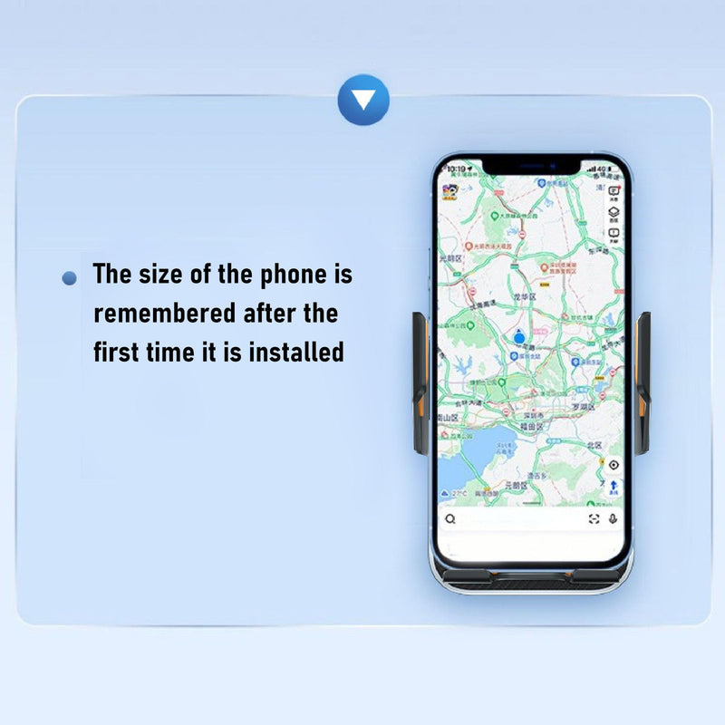 Car Charger, 15w Auto Clamping Charger Mount, 360° Rotatable Phone Mount for Car Vent, Anti Mistake Touch, for 14 14 Pro 13 13 Pro 12 12 Pro 11 11 Pro (C10)