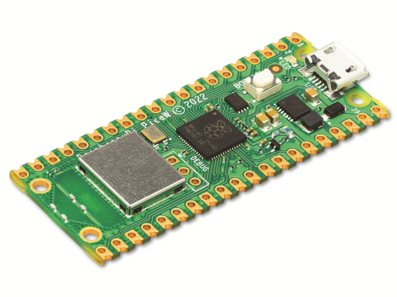 Raspberry Pi Pico W : WiFi Wireless Bluetooth Single Board Computer