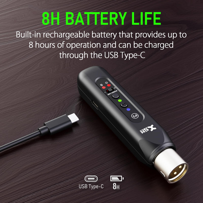Xvive P3 Wireless XLR Bluetooth Receiver, Bluetooth Adapter for Speakers, Audio Mixer, PA Systems, DJ System(P3 XLR) P3 XLR BLUETOOTH