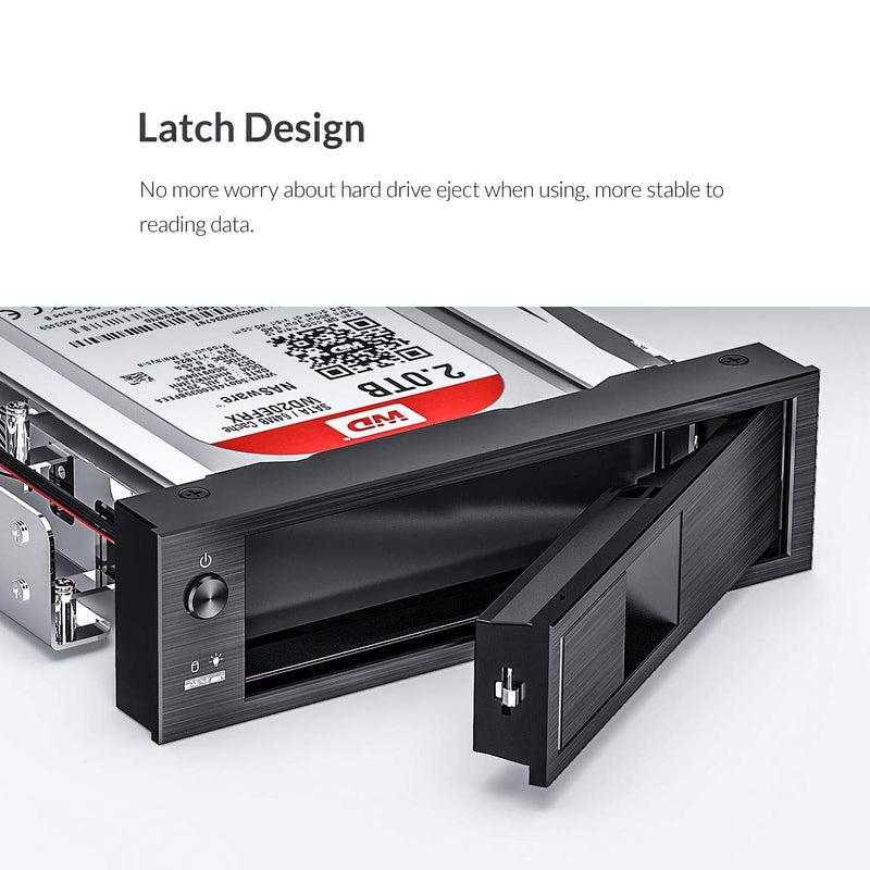 ORICO 5.25 Trayless Hot Swap Mobile Rack CD-ROM 3.5 inch Internal SATA Hard Drive SSD Adapter-1106SS