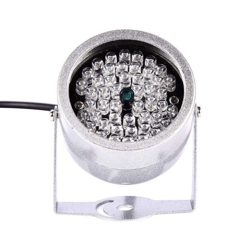 PUSOKEI IR Illuminator Lights,CCTV IR Night Vision Illuminator Camera Lights,48 LED Lights Automatic CDS Power Control,Waterproof Infrared Fill Light for Electronic Police Snapshot,Traffic Junctions