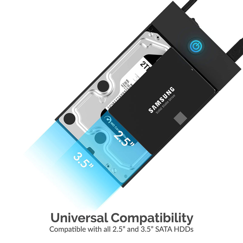 SABRENT USB 3.0 Tool-Free Enclosure + 22AWG 3 Feet USB 3.0 Extension Cable